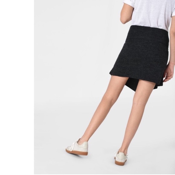 Isabel Étoile Marant | Blithe Asymmetric Wool Mini Sweater Skirt - Picture 3 of 6